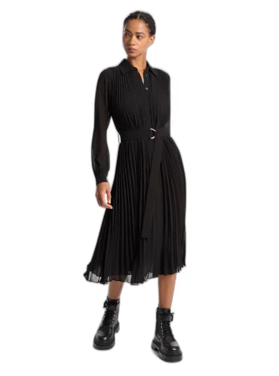 Michael Kors Women's Pleated Shirt Dress